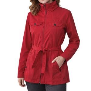 THE NORTH FACE Hyvent Belted Women's K Trench in Red Women's Medium